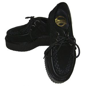 Demonia by Pleaser Mens Black Suede Creeper 402S
